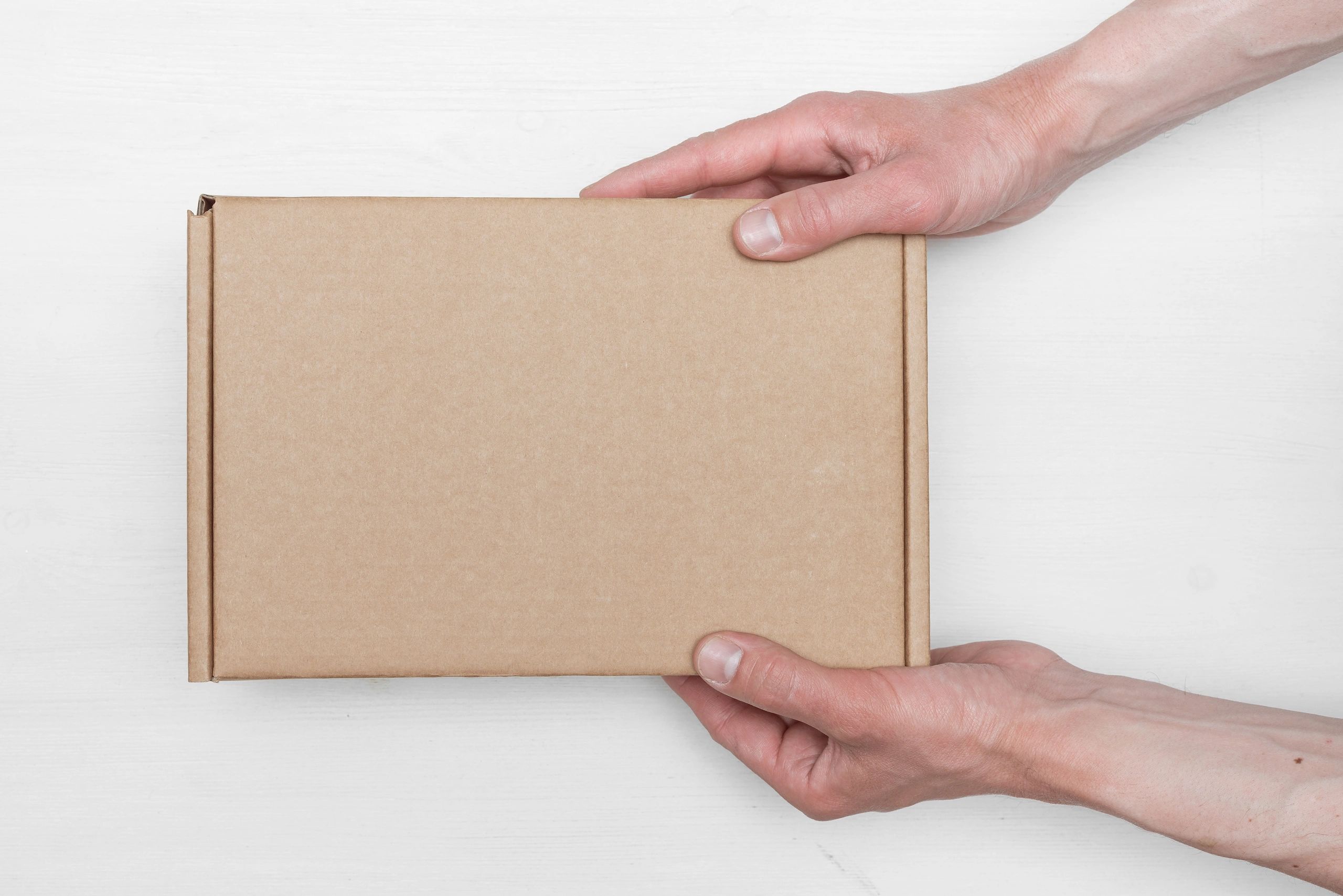 Cardboard box delivery